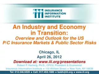 Chicago, IL April 26, 2012 Download at: iii/presentations