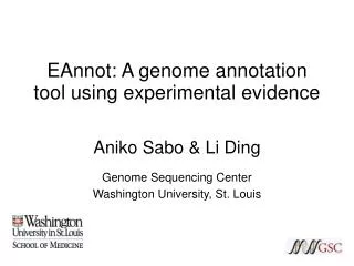 EAnnot: A genome annotation tool using experimental evidence