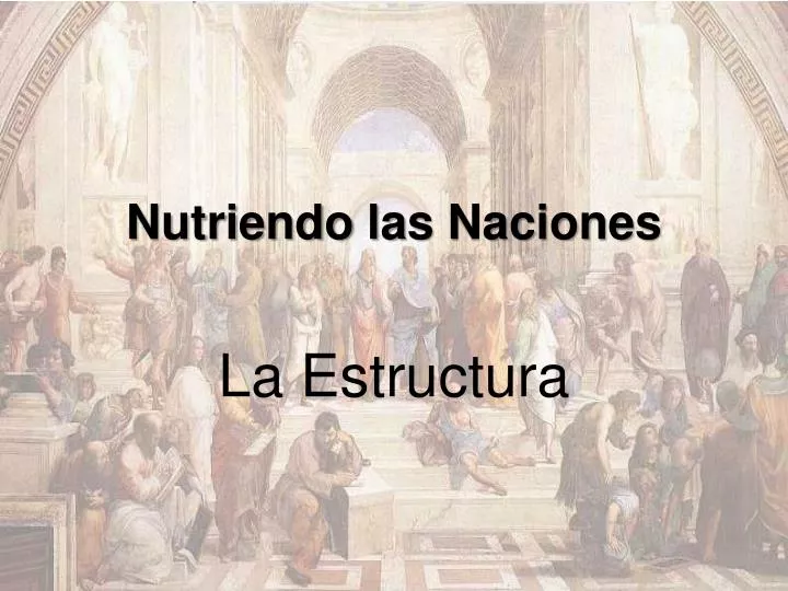 nutriendo las naciones