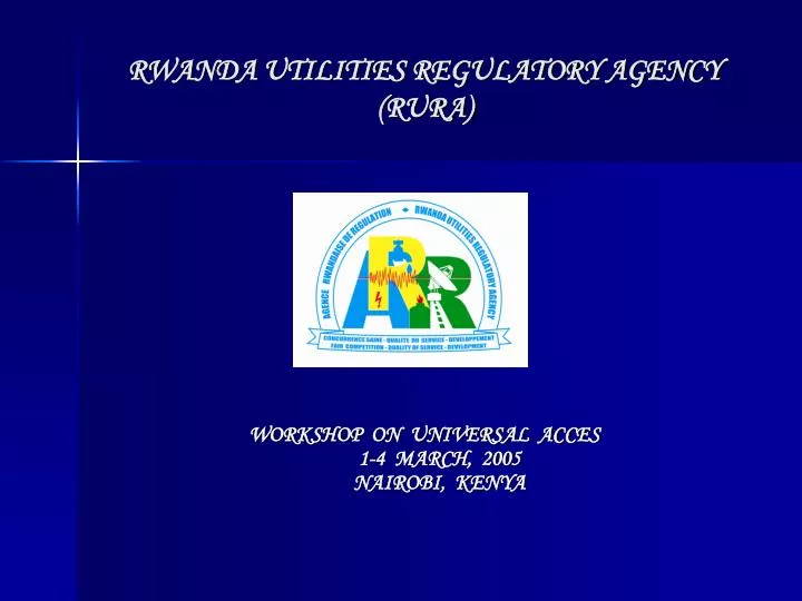 rwanda utilities regulatory agency rura