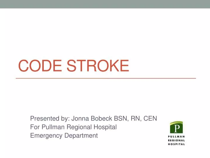 code stroke