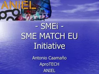 - SMEi - SME MATCH EU Initiative
