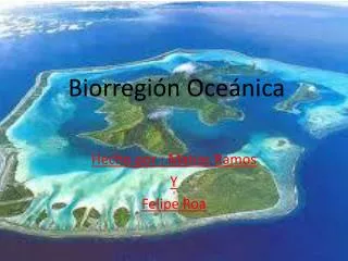 biorregi n oce nica