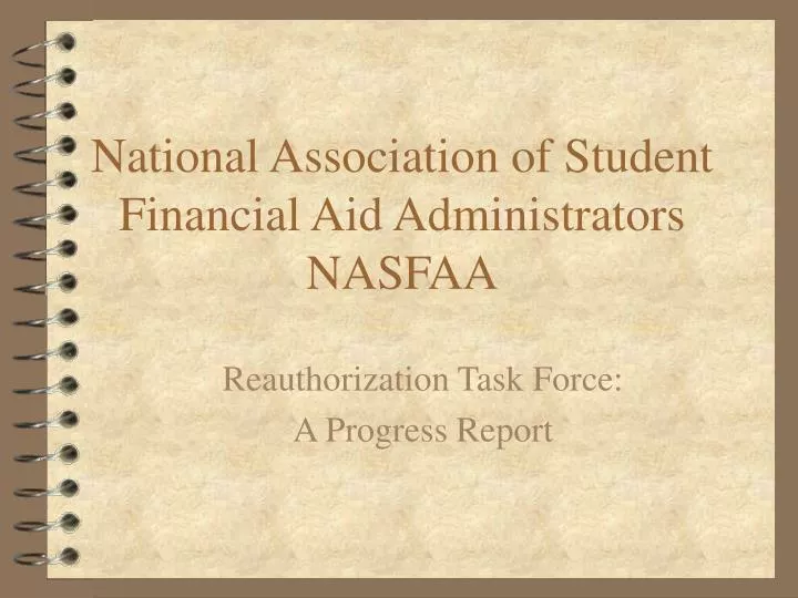 national association of student financial aid administrators nasfaa