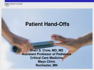 Patient Hand-Offs