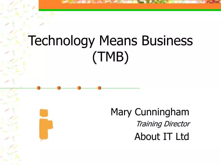 technology means business tmb