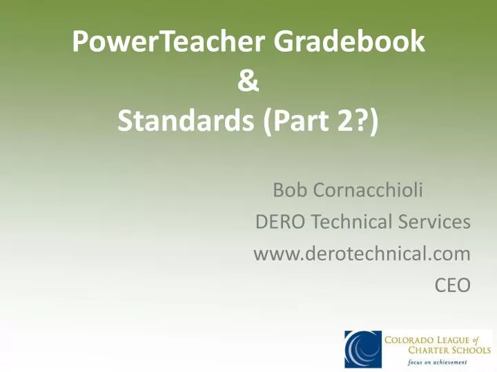 powerteacher gradebook standards part 2