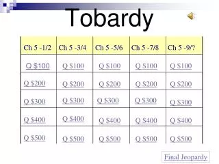 Tobardy