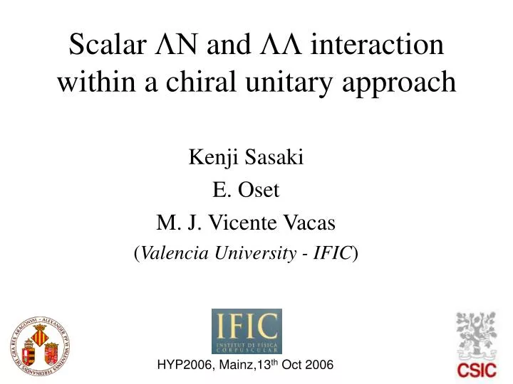 scalar ln and ll interaction within a chiral unitary approach