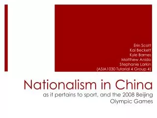 Nationalism in China