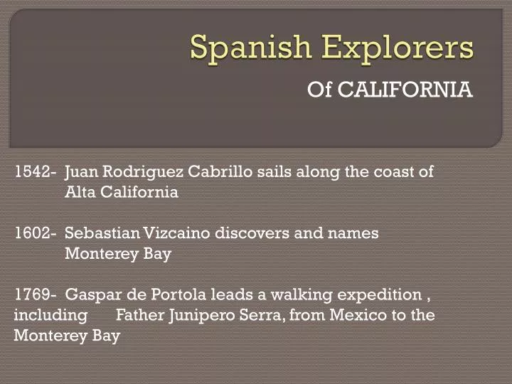 spanish explorers