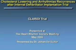 CLARIDI Trial