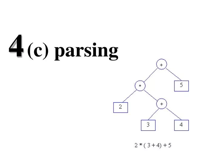 4 c parsing