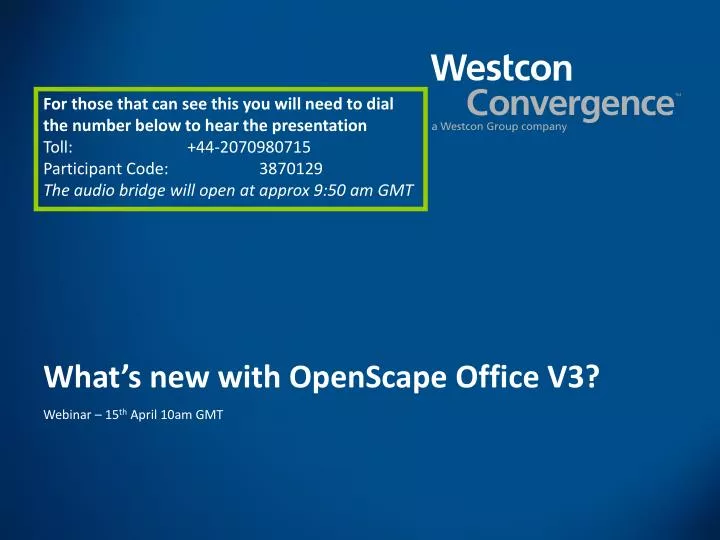 what s new with openscape office v3