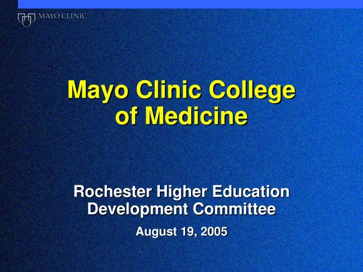 mayo clinic college of medicine