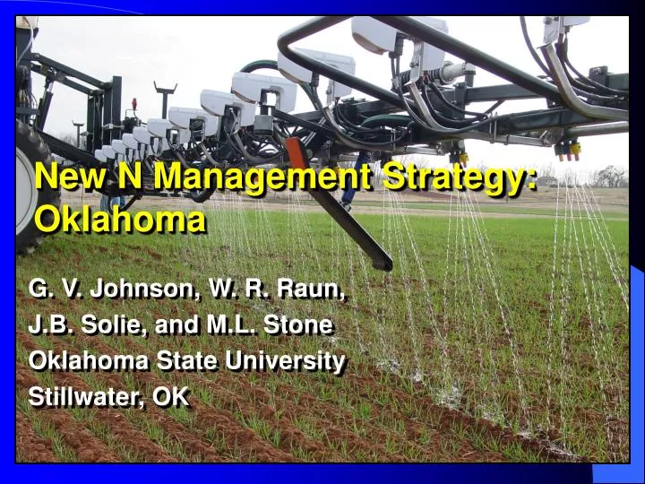 new n management strategy oklahoma