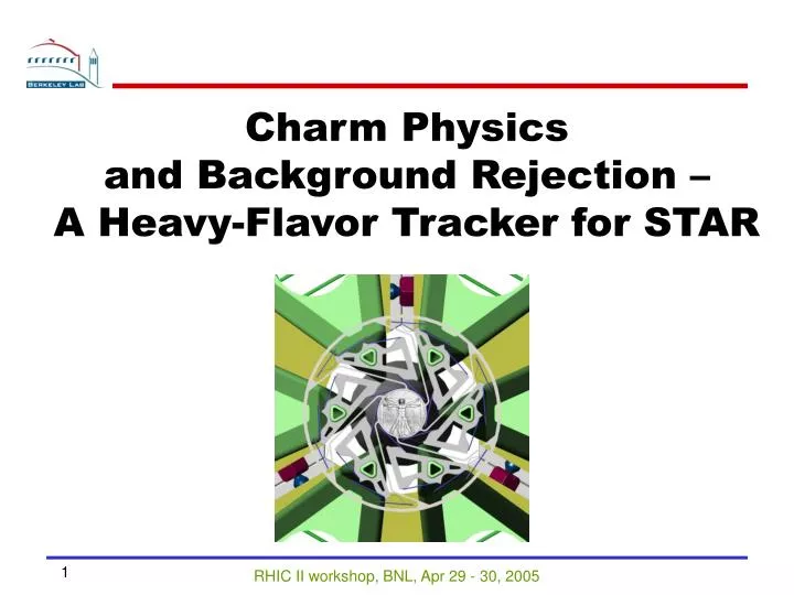 charm physics and background rejection a heavy flavor tracker for star