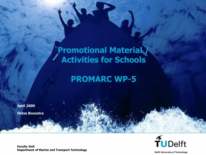 promotional material activities for schools promarc wp 5