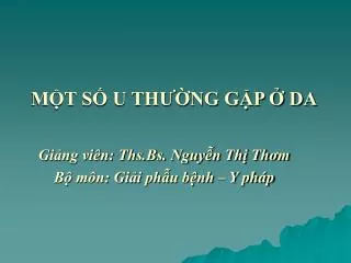 m t s u th ng g p da