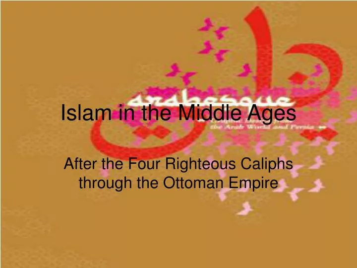 islam in the middle ages