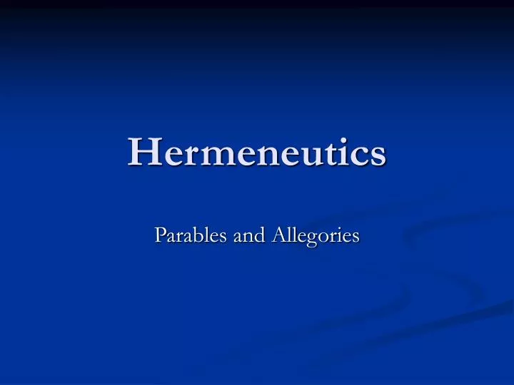 hermeneutics