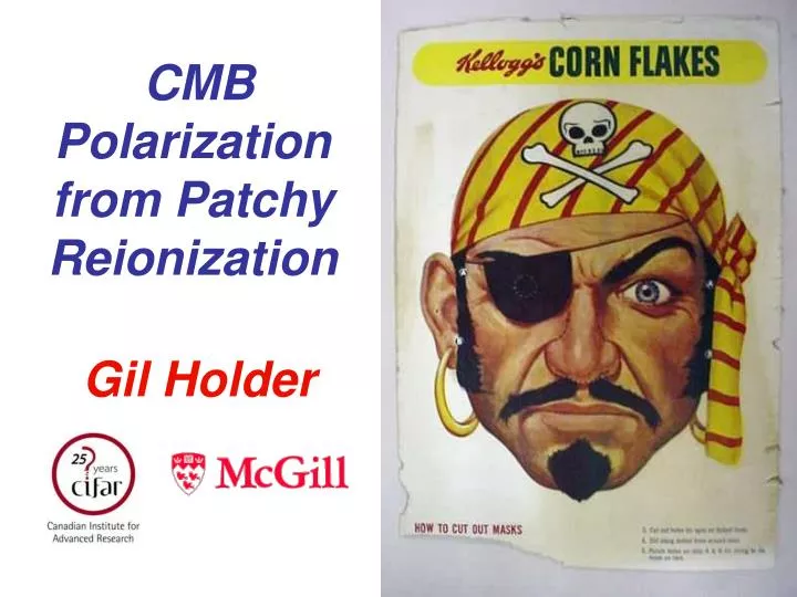 cmb polarization from patchy reionization