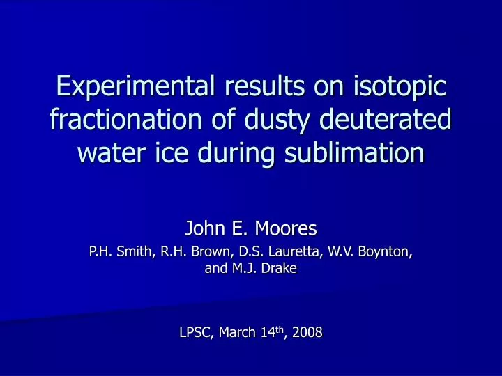 experimental results on isotopic fractionation of dusty deuterated water ice during sublimation