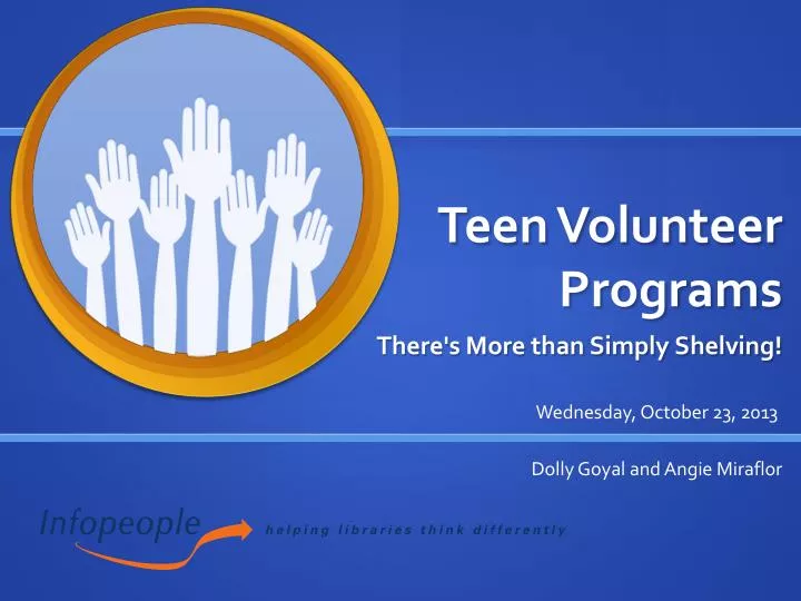 teen volunteer programs