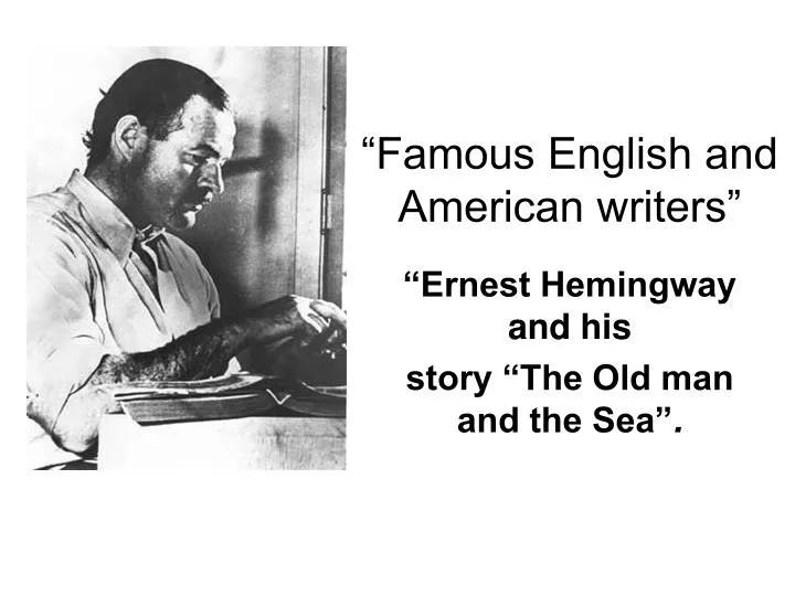 famous english and american writers
