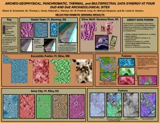 SELECTED REMOTE SENSING RESULTS