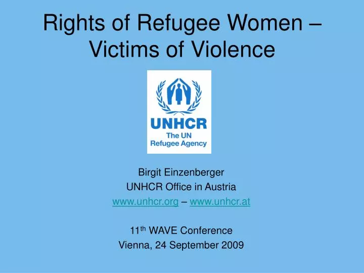 rights of refugee women victims of violence