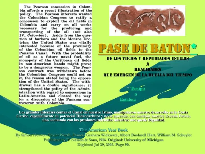 pase de baton de los viejos y repudiados estilos a realidades que emergen de la huella del tiempo