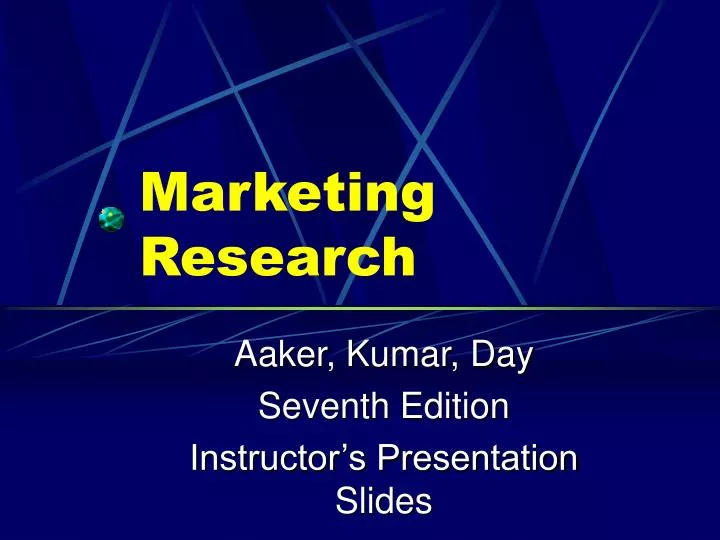 marketing research