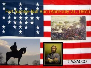 Fort Sumter-Bull Run (April-July 21, 1861)