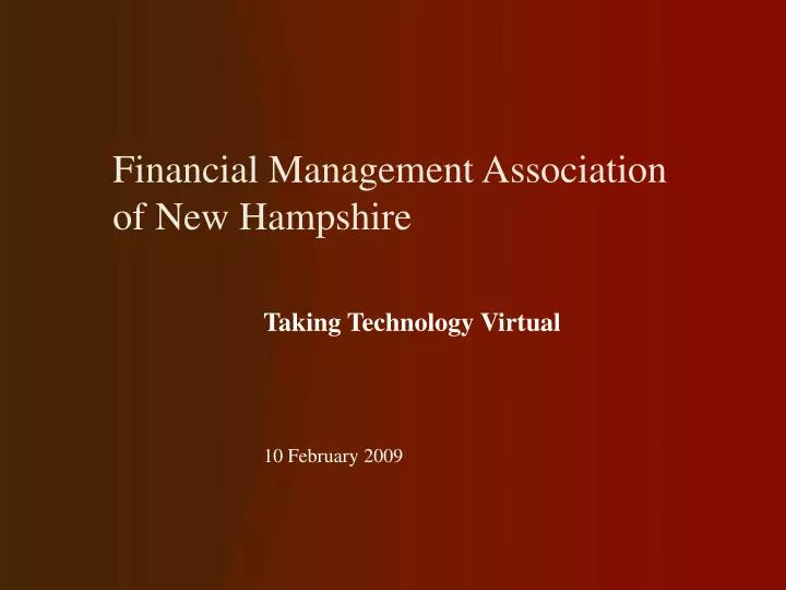 financial management association of new hampshire