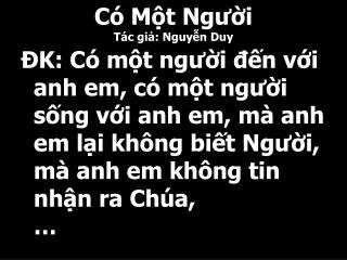 c m t ng i t c gi nguy n duy