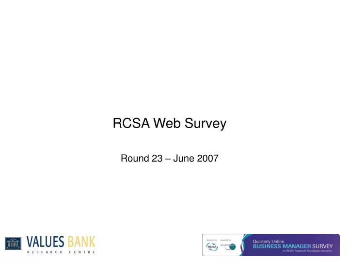 rcsa web survey
