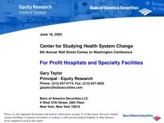 Center for Studying Health System Change