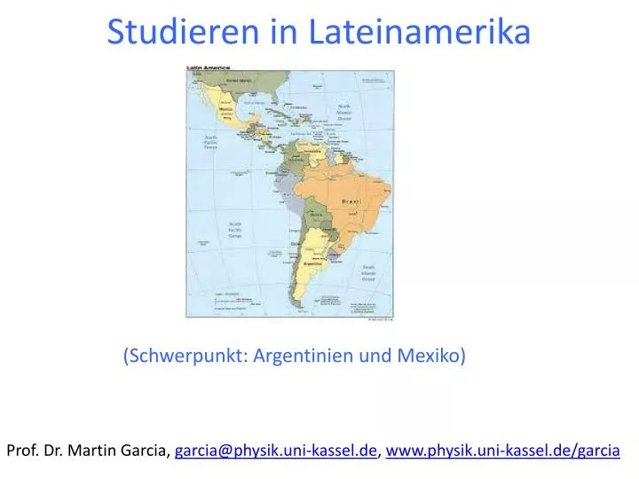studieren in lateinamerika