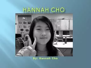 Hannah Cho
