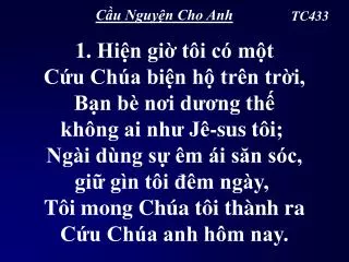 c u nguy n cho anh