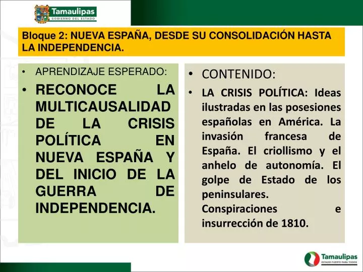 bloque 2 nueva espa a desde su consolidaci n hasta la independencia