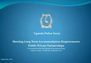 Meeting Long Term Accommodation Requirements Public Private Partnerships