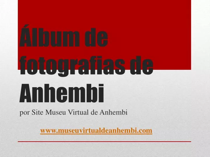 lbum de fotografias de anhembi