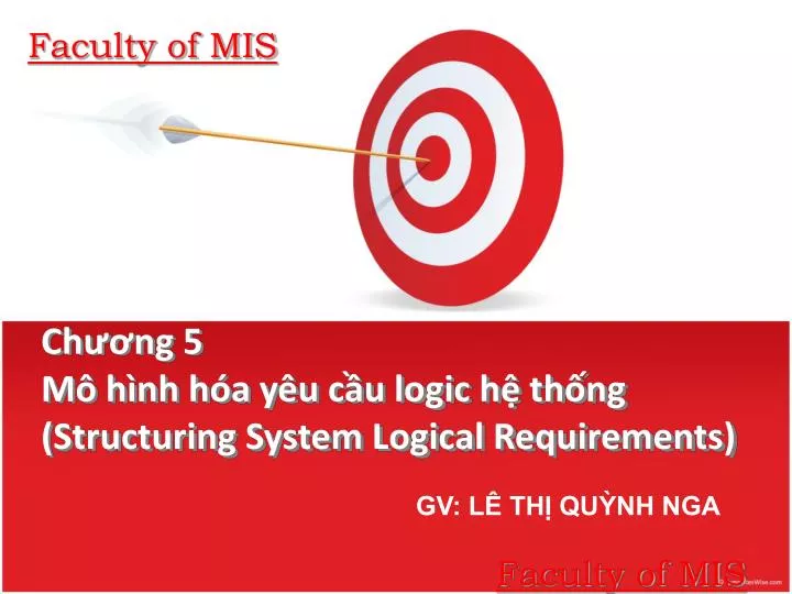 ch ng 5 m h nh h a y u c u logic h th ng structuring system logical requirements