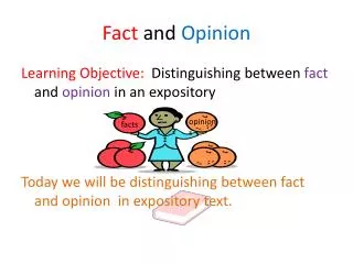 Fact and Opinion