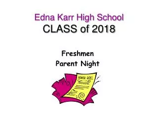 Edna Karr High School CLASS of 2018