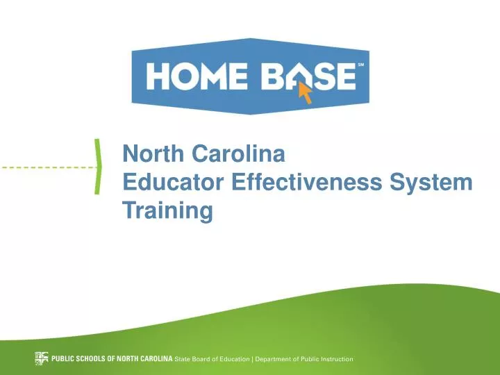 north carolina educator effectiveness system training