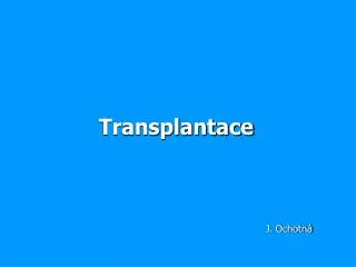 transplantace