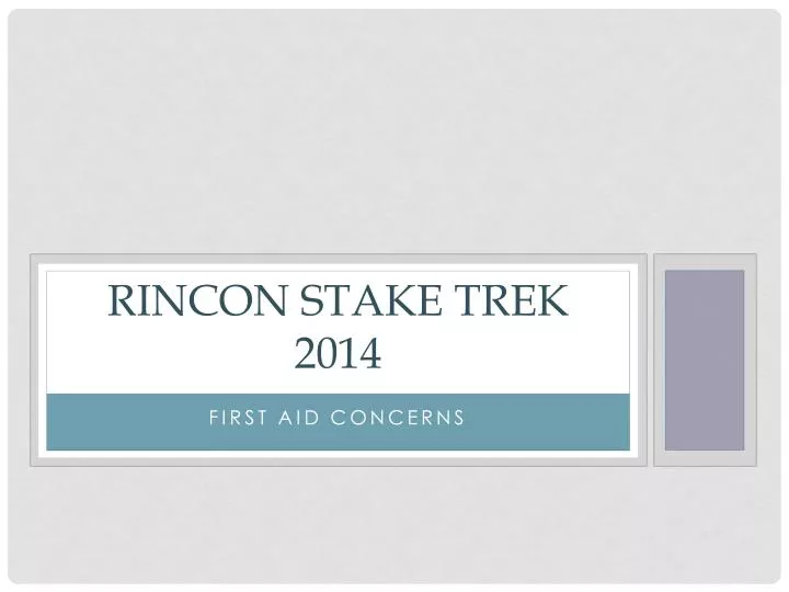 rincon stake trek 2014